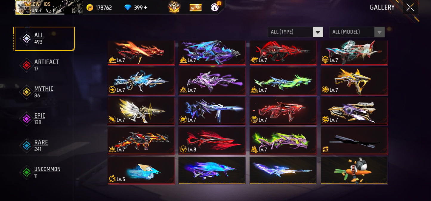 1ST, 2 ND, 3RD, 4TH, 5TH ELITE WITH 15 EVO GUNS MAX LEVEL
